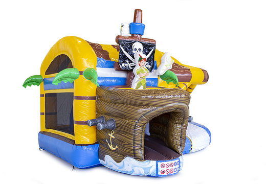 Order inflatable indoor multiplay bounce house with slide in pirate theme for kids. Buy inflatable bounce houses online at JB Inflatables America