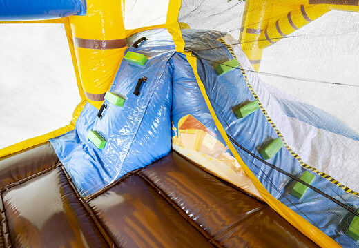 Pirate themed bounce house with a slide for children. Buy inflatable bounce houses online at JB Inflatables America