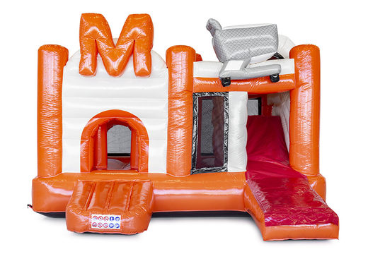 Order custom Supermarket Multiplay with 3D inflatable bouncer at JB Promotions America; specialist in inflatable advertising items such as custom bounce houses