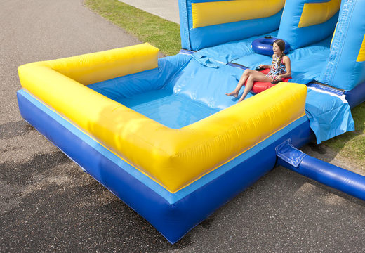 Get your unique inflatable multifunctional slide with a beach themed paddling pool online now. Buy inflatable slides at JB Inflatables America