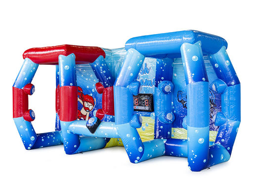 Order inflatable IPS Ninja Splash with a water sprayer for both young and old. Buy inflatable IPS Ninja attractions online now at JB Inflatables America 