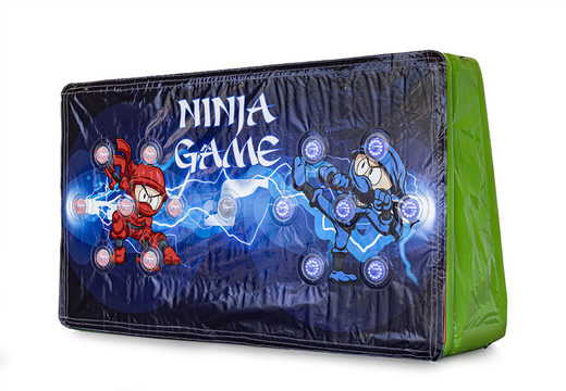 Buy Ninja themed inflatable IPS Splash Wall with a water sprayer at the top for both young and old. Order inflatable IPS Splash Walls now online at JB Inflatables America 