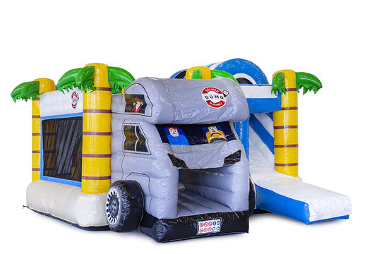 Buy custom inflatable Dülmen Dümo camper multiplay bounce houses in different shapes and sizes. Promotional inflatables in all shapes and sizes made at JB Promotions America