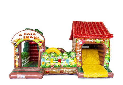 Buy custom Spacio Shopping bounce houses at JB Promotions America. Promotional inflatables in all shapes and sizes made at JB Promotions America