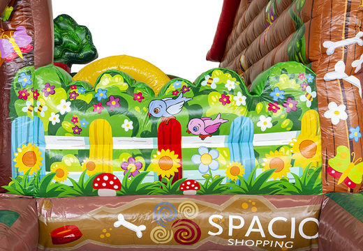 Buy inflatable Spacio Shopping custom inflatable bouncer online at JB Promotions America. Request a free design for inflatable advertising bouncers in your own corporate identity now
