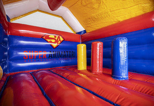 Order custom inflatable Superanimatori multifun 3D bounce houses online at JB Promotions America. Buy customized Inflatable promotional bouncers online from JB Inflatables America now