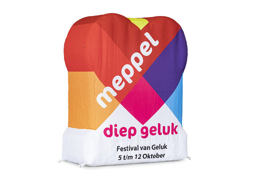 Buy Meppel deep happiness logo enlargement. Order blow-up promotionals online at JB Inflatables America now