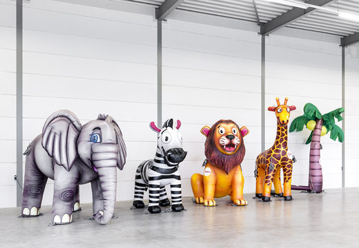 Order eye catching Muevelo inflatable product replica in different animal species. Buy your 3D inflatables online now at JB Inflatables America