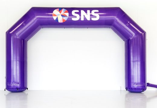 Inflatable custom sns bank start & finish arch to buy at JB Inflatables America. Request a free design advertising arch now in your own style