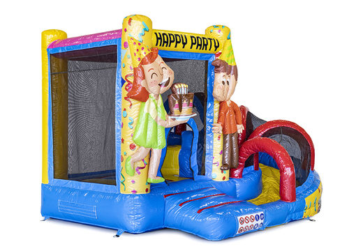 Buy small indoor inflatable bouncy castle in theme party with slide for children. Order inflatable bouncy castles online at JB Inflatables America