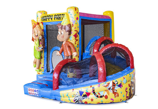 Order mini with slide party bounce house for children. Buy inflatable bounce houses online at JB Inflatables America