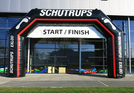 Buy a custom schutrups start & finish inflatable archway for sport events at JB Promotions America. Order promotional inflatable arches online now