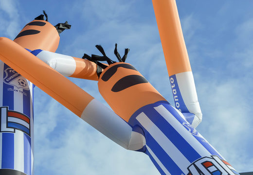 Have a personalized FC Eindhoven skydancer in football uniform made at JB Promotions America. Promotional inflatable tubes made in all shapes and sizes