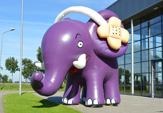 Buy purple elephant eye-catcher online. Order your blow-up promotionals now online at JB Inflatables America