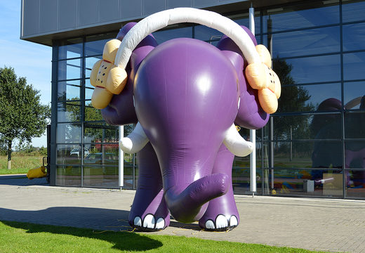 Order large purple elephant eye-catcher. Buy 3D inflatables online at JB Inflatables America
