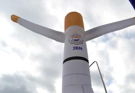 Custom made Judo Bond Netherland Skyman skydancer are perfect for various events. Order custom made Inflatable Tube at JB Promotions America