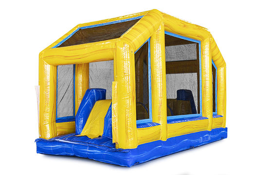 Order modular marble obstacle course, 19 meters long with appropriate 3D objects for kids. Buy inflatable obstacle courses online now at JB Inflatables America