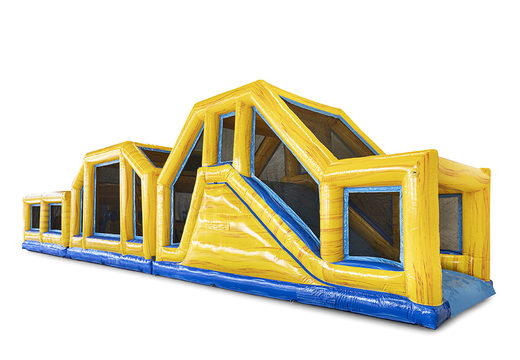 Buy a modular marble obstacle course, 19 meters long with matching 3D objects and double courses in different themes for children. Order inflatable obstacle courses now online at JB Inflatables America