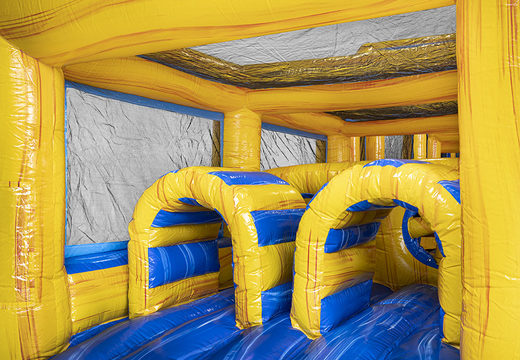 Buy Marble inflatable 19 meter obstacle course with matching 3D objects for kids. Order inflatable obstacle courses now online at JB Inflatables America