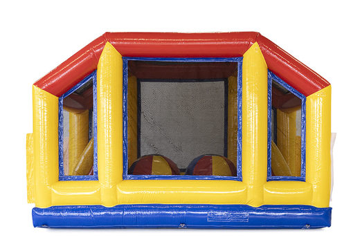 Order obstacle course 19 meters long in theme standard with appropriate 3D objects for kids. Buy inflatable obstacle courses online now at JB Inflatables America