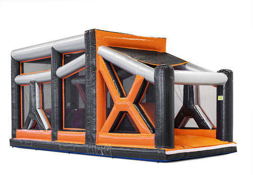 Order Ball Hopper obstacle course with obstacles for kids. Buy inflatable obstacle courses online now at JB Inflatables America