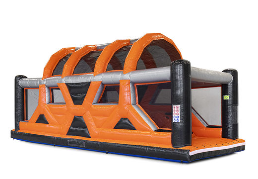 Order inflatable 40-piece mega Canyon Jump assault course for children. Buy inflatable obstacle courses online now at JB Inflatables America