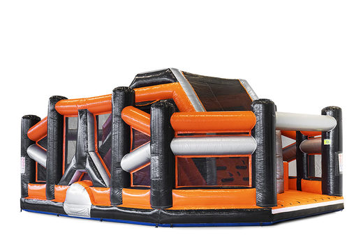 Buy Mega Dodge or Slide obstacle course for kids. Order inflatable obstacle courses online now at JB Inflatables America