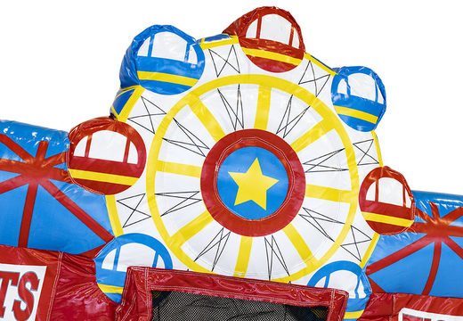 Buy mini inflatable circus bouncer with slide for children at JB Inflatables. Inflatable bouncers for sale at JB Inflatables America