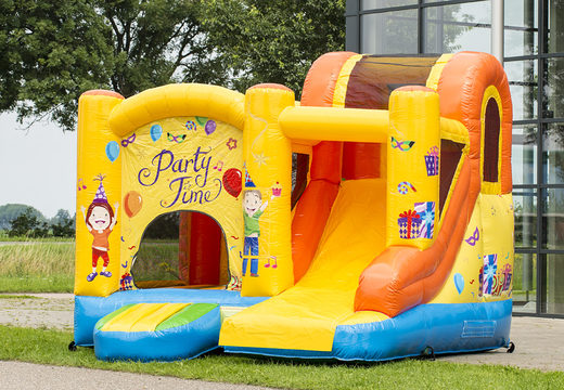 Buy jumpy happy party bounce house for children. Order inflatable bounce houses online at JB Inflatables America
