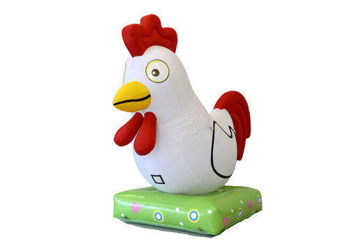 Buy a large inflatable chicken eye-catcher. Order your inflatable blow-ups now online at JB Inflatables America