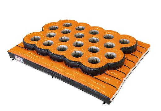 Buy mega inflatable 40-piece giga modular Tire Run assault course for children. Order inflatable obstacle courses online now at JB Inflatables America