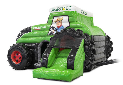 Buy promotional custom Agrotec tractor bounce houses. Order now inflatable advertising bounce houses in your own corporate identity at JB Inflatables America