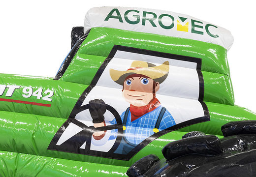 Buy custom Agrotec tractor inflatables for promotional purposes from JB Inflatables America. Request a free design for inflatable bounce houses in your own corporate identity now