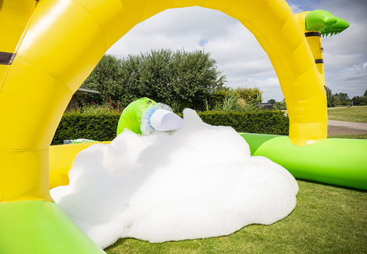 Bubble park Jungle with a foam tap for kids. Order inflatable bounce houses at JB Inflatables America