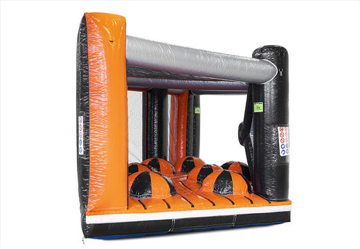 Buy inflatable 40-piece giga modular Ball Hopper Corner obstacle course for children. Order inflatable obstacle courses online now at JB Inflatables America