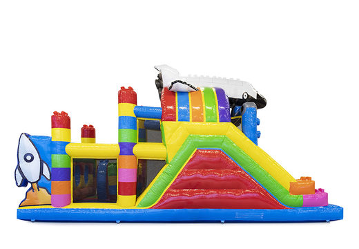 Order superblocks 9m obstacle course with 3D objects for kids. Buy inflatable obstacle courses online now at JB Inflatables America