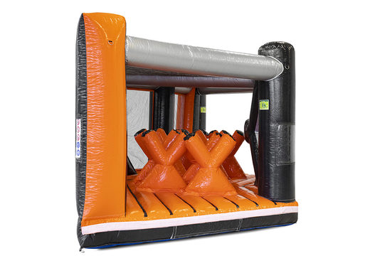 Order 40-piece giant modular inflatable X-Corner obstacle course for children. Buy inflatable obstacle courses online now at JB Inflatables America