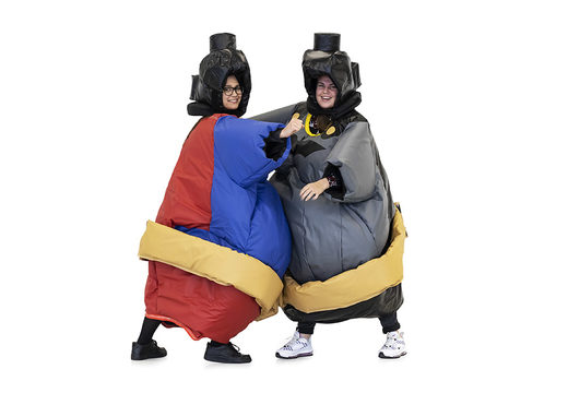 Buy inflatable sumo suits in the Superman & Batman theme for both young and old. Order inflatables online at JB Inflatables America