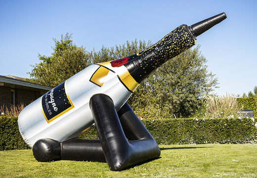 Bubble Cannon Champagne with a foam explosion for children. Buy bouncy castles online at JB Inflatables America 
