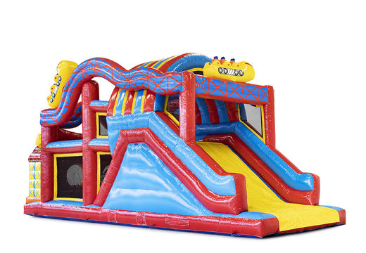 Order 9 meter long inflatable rollercoaster obstacle course for kids. Buy inflatable obstacle courses online now at JB Inflatables America