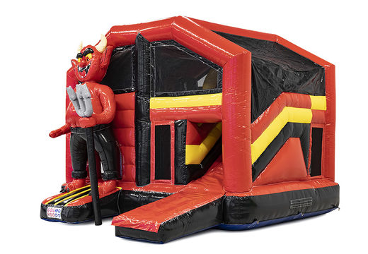 Buy online custom Red Devils Indoor Multiplay bounce houses in your oown corporate identity at JB Inflatables America. Request a free design for inflatable bounce houses in your own corporate identity now