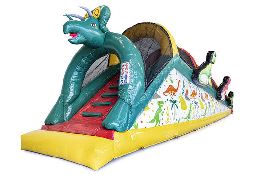 Order inflatable dinopark rollerslide for both young and old. Buy inflatable roller track now online at JB Promotions America
