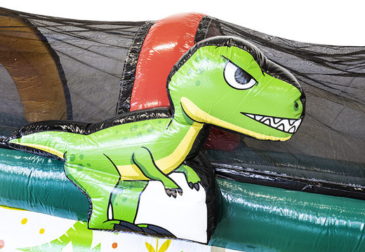 Buy inflatable dinopark rollerslide for both young and old. Order inflatable roller track now online at JB Promotions America