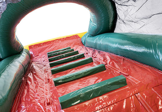 Buy a large inflatable dinopark rollerslide for both young and old. Order inflatable roller track now online at JB Promotions America
