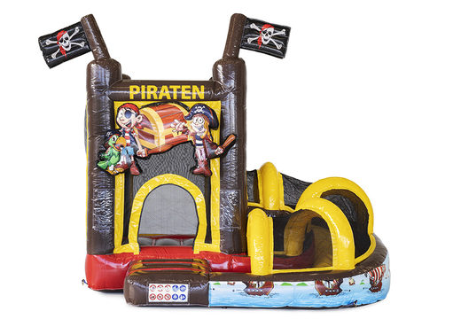 Order online now Mini Flevojump Bouncer with pirate slide at JB Promotions America. Buy now custom inflatable promotional inflatables online at JB Inflatables America