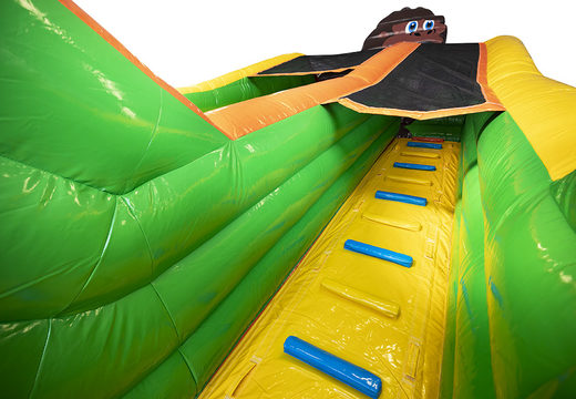 Order an inflatable slide with 3D objects in the gorilla theme for kids. Buy inflatable slides now online at JB Inflatables America