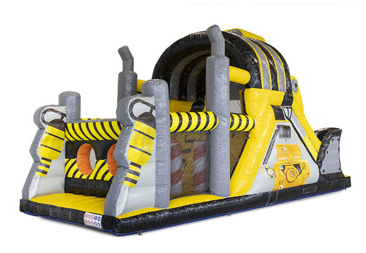 Order obstacle course heavy duty 9m with 3D objects for kids. Buy inflatable obstacle courses online now at JB Inflatables America