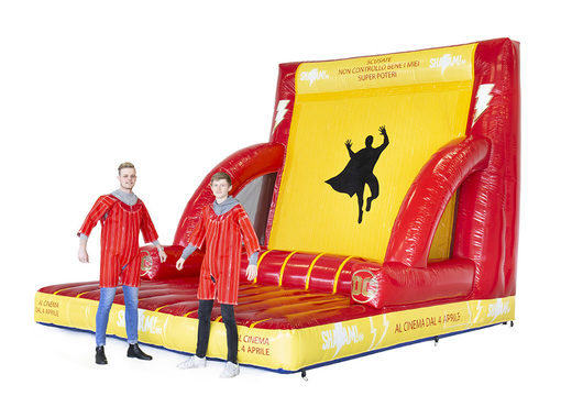 Order inflatable Shazam Velcro wall for both young and old. Buy inflatable Velcro wall now online at JB Promotions America