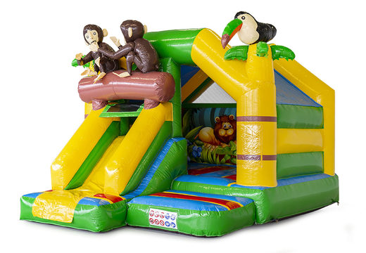 Order now custom Inflatable Rental Twente Slide Combo Jungle bounce houses at JB Promotions America. Custom-made inflatable advertising bouncers in different shapes and sizes for sale