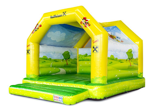 Custom Raika Super Bounce houses are ideal for various events. Order custom made bounce houses at JB Promotions America